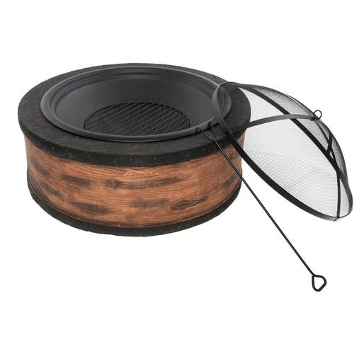 Sun Joe Fire Joe 35" Cast Stone Firepit “ SJFP35-STN by Snow Joe LLC
