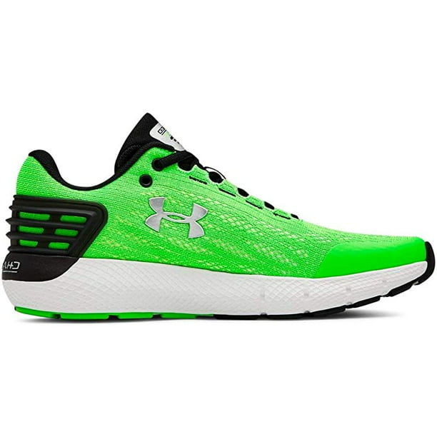 Under Armour Boys' Charged Rogue Running Shoe, Zap Green/White, 5.5 M US Big - Walmart.com