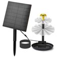 thumbnail image 2 of Bomba Fuente Solar para Baño Pájaros 3 Capas Circulación Paisajismo Bomba Rocalla Peces Tipo Flujo Oxigenación (fuente Solar 2 5 W Sin Batería), 2 of 9
