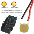 thumbnail image 4 of 2 Pin LED Strip Connector, 10 Pack 2 Pin LED Strip Connector for 10mm Single Color SMD 5050/3528 Waterproof and Non-Waterproof LED Strip, 4 of 5