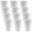White, variant on YBM Home Reusable Plastic Cups 18 oz, Unbreakable Drinkware Dishwasher Safe 12-Pack, Green