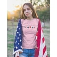 thumbnail image 2 of Independence Day Watercolor Flag T-Shirt Juniors -Image by Shutterstock,  Medium, 2 of 4