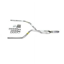 Silverado 96-99 dual exhaust 2.5 pipe Glass Pack muffler