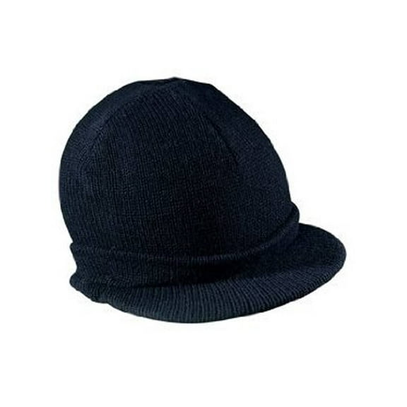 Cuff Beanie Visor  Cap, Navy