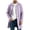 Purple, variant on Rvwovn Men's Trench Jacket Button Down Long Sleeve Mid-Length Outerwear for Fall Winter Casual Leisure