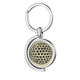 thumbnail image 1 of Golf Sport geometría simple patrón Rotating keychain Metal Keyring Holder, 1 of 2