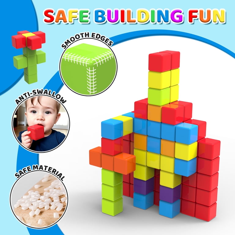 Blocs de Construction Magnétiques Construction Magnetique Enfant 110