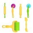 thumbnail image 4 of MasteelfCA 6PCS Multifunctional DIY Handheld Roller Plastic Toy Clay Rolling Pin Dough Tool for Children Kids Craft, 4 of 8