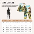 thumbnail image 4 of Honeii Cartoon Mushroom House print Women's Pajama Sets Long Sleeve Button Down Sleepwear Nightwear Soft Pjs Lounge Sets-XX-Large, 4 of 7