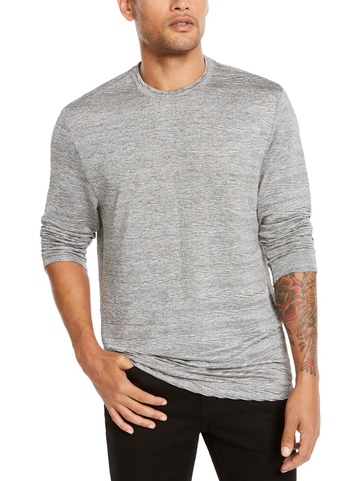 Alfani Mens Jersey Long Sleeves T-Shirt Green L Alfani Mens Jersey Long Sleeves T-Shirt Green L