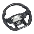 thumbnail image 3 of Customized Steering Wheel, Antioxidation Flat Bottom Car Carbon Fiber Steering Wheel Racing Style  for Repair, 3 of 7