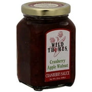 Wild Thymes Apple Walnut Cranberry Sauce, 12 oz (Pack of 6)