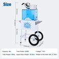 thumbnail image 4 of Mobile Commercial Ice Crusher with Wheels Cart, Electric Snow Cone Shaved Ice Machine for Outdoor Events., 4 of 8