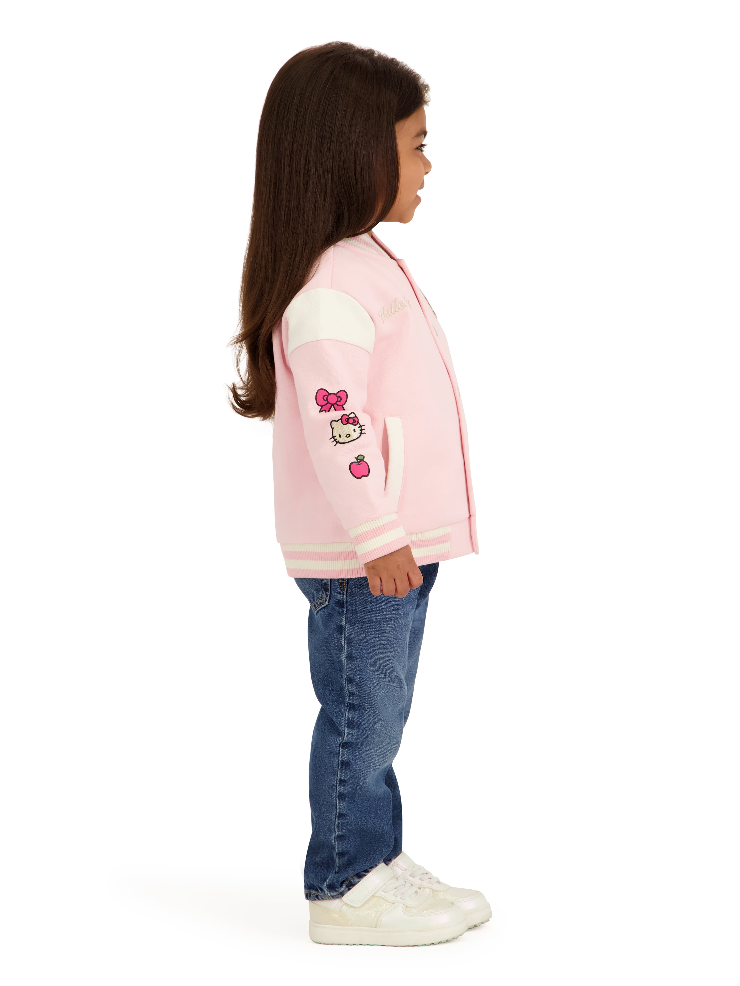 Hello Kitty Toddler Girl Bomber Jacket, Sizes 12M-5T