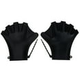 thumbnail image 1 of 1 par de palas de natación ajustables, guantes de piscina, guantes auxiliares de buceo, 1 of 7
