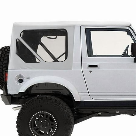 Factory OEM Replacement White Denim Soft Top for 1989-1994 GEO Tracker, Vinyl White