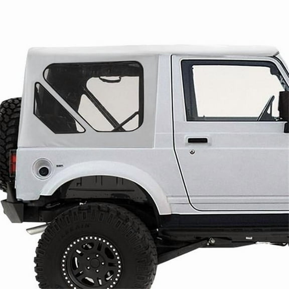 Factory OEM Replacement White Denim Soft Top for 1989-1994 GEO Tracker, Vinyl White