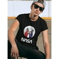 thumbnail image 2 of NASA Nasa Astronaut Duo Over Moon T-Shirt Men -NASA Designs, Male Large, 2 of 4