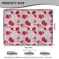 thumbnail image 7 of Yuyamidu Pink Strawberry Car Trunk Mat 29" x 39", Universal Fit Non-Slip Cargo Liner for SUV Sedan Truck, Stain Resistant Machine Washable Rear Trunk Interior Decor, 7 of 7