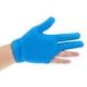 thumbnail image 3 of Guantes deportivos unisex de 3 dedos para billar, accesorios de billar y tiradores de tacos. Azul, 3 of 8