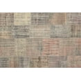thumbnail image 1 of Ahgly Company Indoor Rectangle Contemporary Light French Beige Brown Patchwork Area Rugs, 6' x 9', 1 of 6