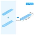 thumbnail image 2 of 10 Pairs Snapback Strap Cover, 7 Holes Plastic Adjustable Hat Snap Buckle (Sky Blue), 2 of 7