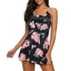 thumbnail image 2 of Traje de baño Zando para mujer Tummy Control Pink Floral, 2 of 5