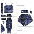thumbnail image 4 of Ropa De Dormir, Pijamas De Poliéster Con Pantalones Largos Elegantes Para La Noche ANGGREK No, 4 of 4