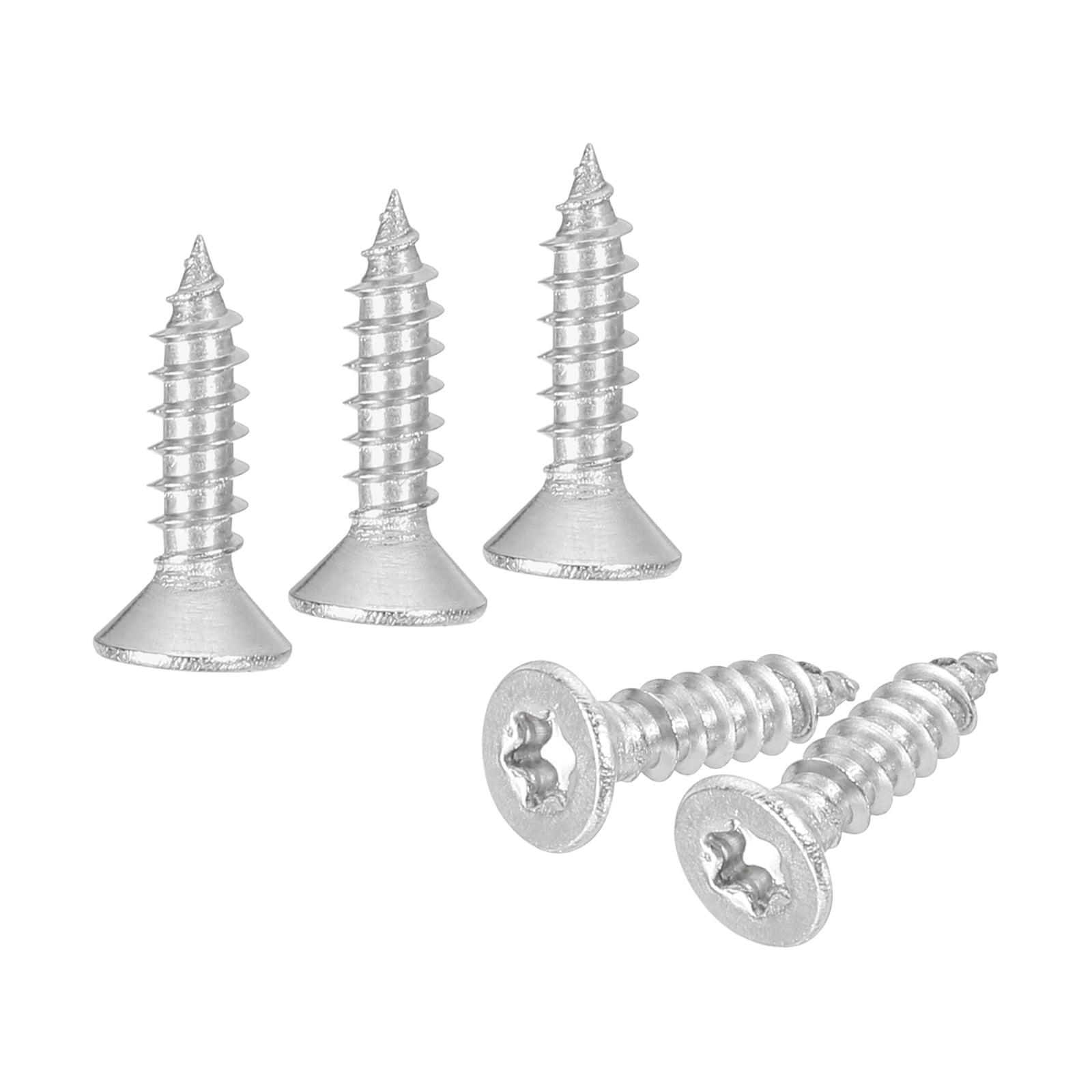 Uxcell M1.6x4mm 304 Stainless Steel Flat Head T4 Drive Torx Screws