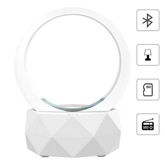 Portable Wireless Bluetooth Speakers LED Lights Speaker Bluetooth 5.0 with LED Lights Modes for Smart Phone, Computer and Other All Bluetooth Devices