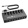 thumbnail image 2 of HILABEE Audio Mixer Portable Small DC5V Line Mixer for Microphone Keyboard Amplifier 6 Channel, 2 of 9