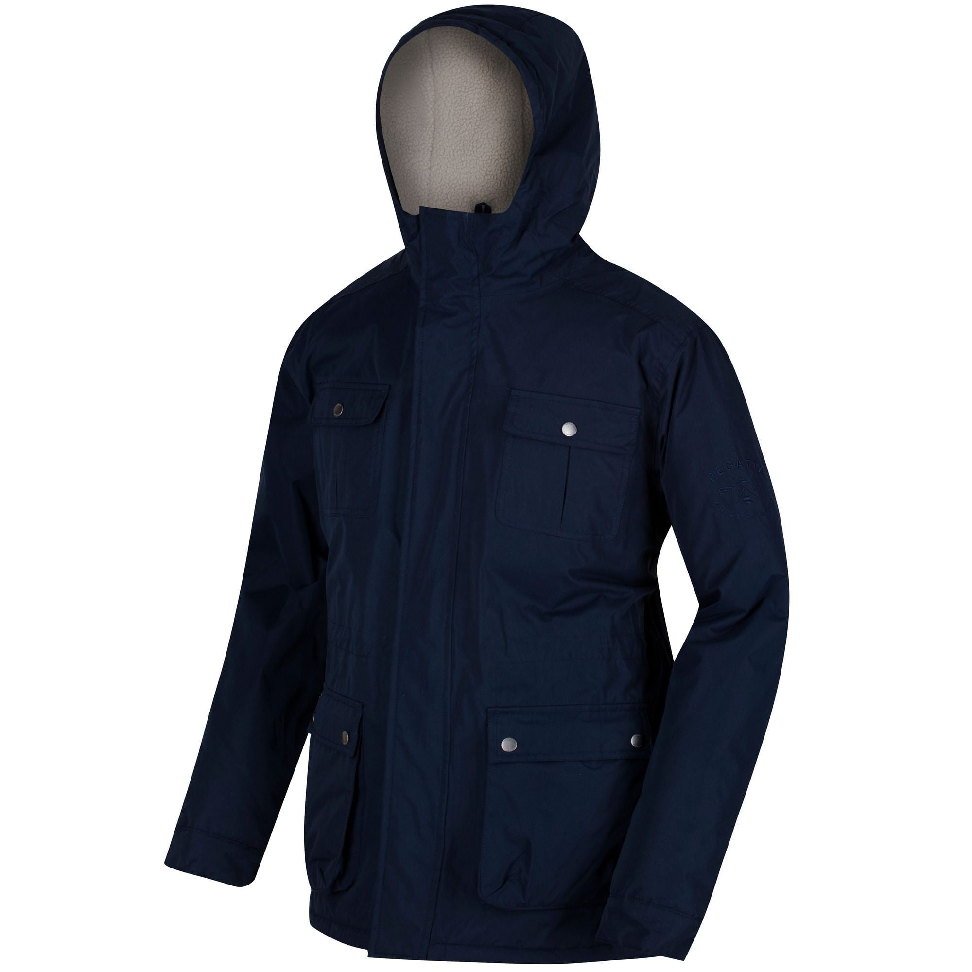 Regatta Mens Penley Jacket Insulated Warm Waterproof Hooded Casual Parka Coat 