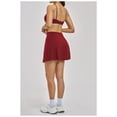 thumbnail image 4 of PISONIC Womens 2 Piece Skirt Set Workout Outfits Tennis Skirts with Built-in Shorts and Spaghetti Strap Sports Bra Gym Yoga Set, 4 of 6