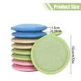 thumbnail image 3 of Double Sided Thick Round Dishwashing Sponges 5 Pack Reusable Cleaning Pads With Scrubber SideforPots Pans And Kitchen Utensils Multi Purpose Dish SpongesforEffective Scrubbing And Washing, 3 of 4