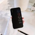 thumbnail image 3 of Funda Linda Para Teléfono Con Patrón De Sonrisa Compatible Con Iphone X Xs Contraportada Diseño De Marco Lateral De Moda Fundas Protectoras De Silicona Para Apple Iphone X/xs - Negro, 3 of 5