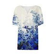 thumbnail image 3 of Cilsoka Shirts for Women Trendy Summer Solid Womens Tops Plus Size Graphic Tees for Women Cotton Blouses for Women 2025 Modern My Orders Placed, 3 of 4