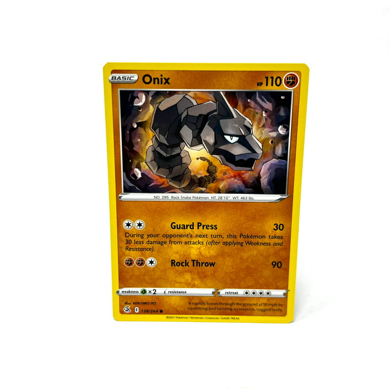 Check the actual price of your Onix 138/264 Pokemon card