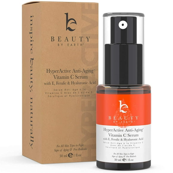 Vitamin C Serum for Face with Hyaluronic Acid - Vitamin C Face Serum for Women & Men, Anti Aging Serum Vitamin C and Hyaluronic Acid, Brightening Serum Facial Serum & Skin Serum, Vit C Serum for Face