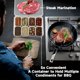 thumbnail image 5 of Contenedor Tipo Snackle Box, Bandeja para Servir Dividida de 8 Compartimentos con Tapa y Asa, Bandeja Portátil para Refrigerios y Bandeja para Servir para Fiesta, Picnic, Perfecta para Fruta, Dulces, 5 of 8