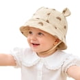 thumbnail image 2 of Splozh Bucket Hat Baby Boy Baby Toddler Sun Hat, Boy Girl Summer UPF 50+ Foldable Beach Bucket Hat, Sun Hat for Kids Child,Brown,3-12 Months, 2 of 6