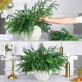 thumbnail image 5 of YAZHPA 6Pcs Christmas Norfolk Pine Branches, Norfolk Pine Artificial Christmas Branches DIY Crafts Faux Christmas Norfolk Pine Branches for Xmas Indoor Outdoor Home Decor, 5 of 8