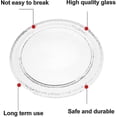 thumbnail image 3 of Microwave Oven Glass Plate Microwave Glass Turntable Plate Replacement Flat Base Glass Tray 24.5cm/9.6 Inches (flat Bottom), 3 of 5