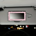 thumbnail image 2 of Sparkle in Style with this Artificial Diamond Car Visor Vanity Mirror - Perfect for Makeup & Travel!, 2 of 11