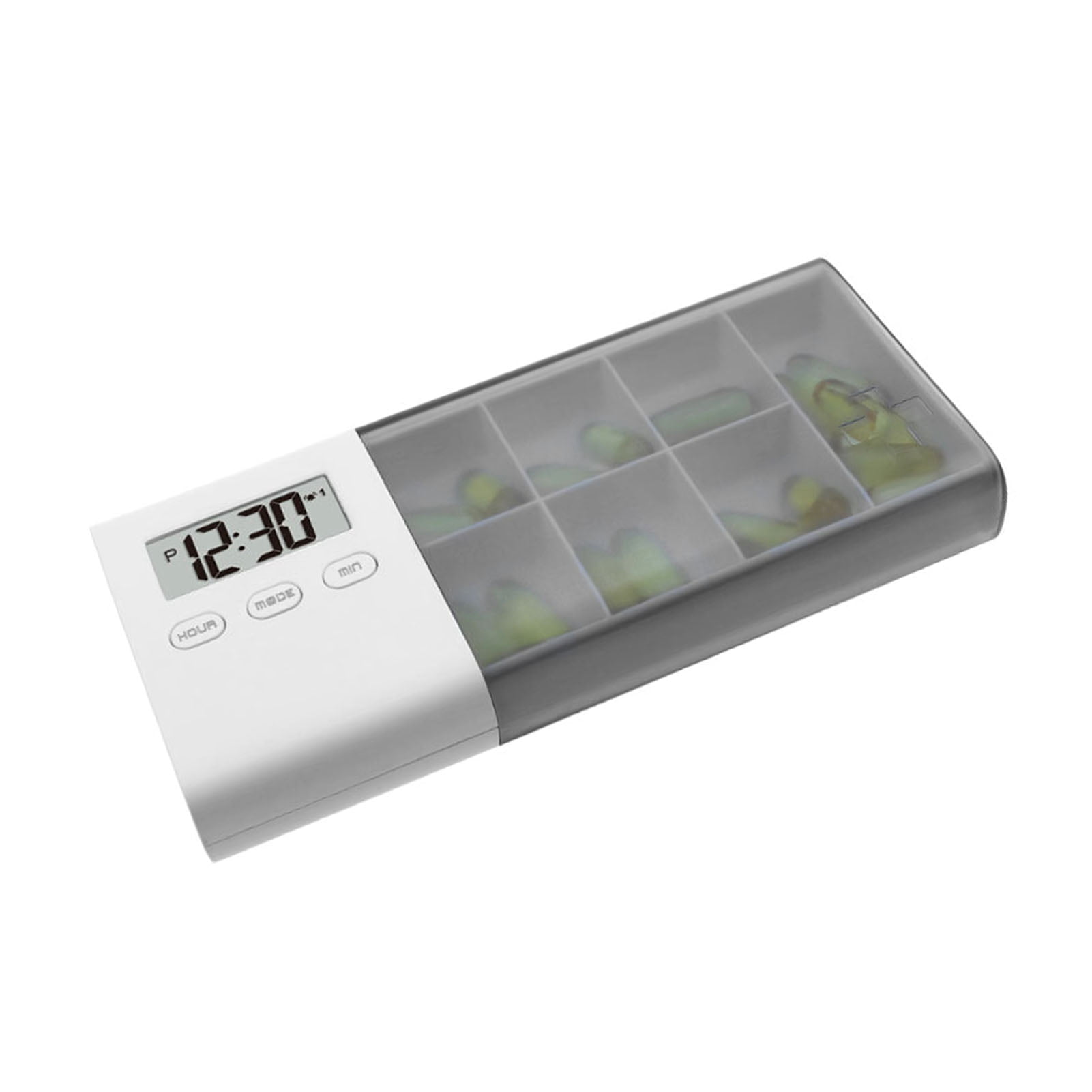 Pill Dust-proof Separated Pill Organizer Pill Box Case Electronic Timer Alarm Clock Reminder Medicine Storage Dispenser