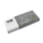 Pill Dust-proof Separated Pill Organizer Pill Box Case Electronic Timer Alarm Clock Reminder Medicine Storage Dispenser