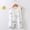 White-3, variant on Kids Girl Sleeveless Romper 100% Soft Cotton White Snap Closure Newborn 0-3 Months,Size 73