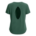 thumbnail image 6 of fatyb Workout Tops for Women Open Back Athletic T Shirts Short Sleeve Womens Running Tees Activewear, 6 of 7