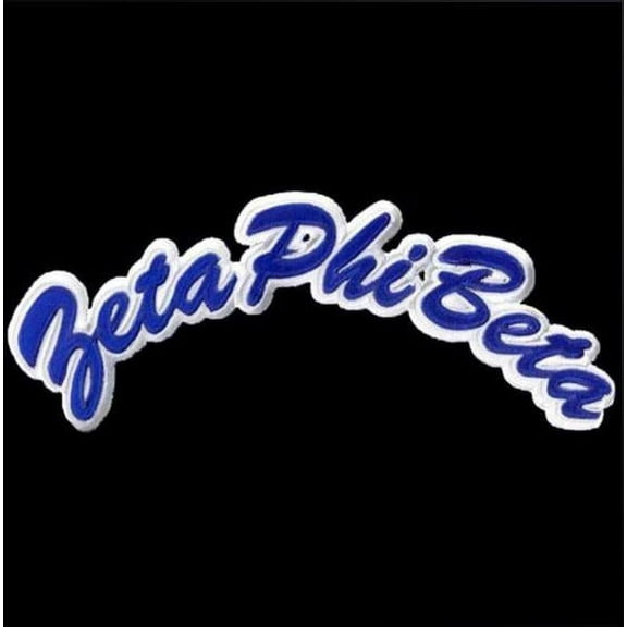 ZPB Rocker Emblem R/W W/Heat Seal Backing