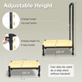 thumbnail image 4 of Zelen Medical Step Stool Bed Steps for High Beds for Adults Bedside Step Stool with Handle for Elderly Seniors Foot Stool Portable Handicap Steps Platform for Car, SUV, Bedroom, 4 of 6