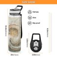 thumbnail image 3 of Sports Water Bottle 1000ML Tritan Food Grade Clear Water Bottle Fitness Outdoor Sports Bike Dragon and Sea, 3 of 7